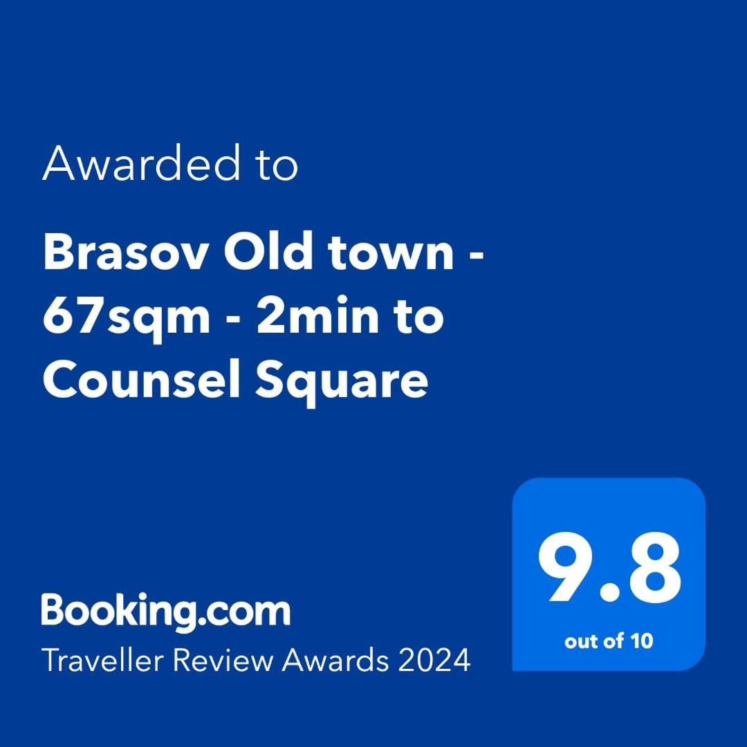Brasov Centrul Vechi - 67Sqm - 2Min To Counsel Square Apartment Bagian luar foto